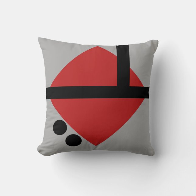 Pillow in modern abstract style (Front)