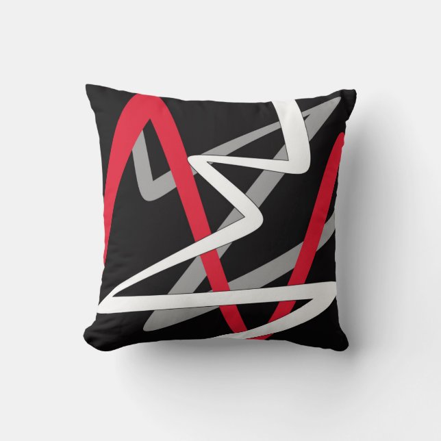 Pillow in modern abstract style (Front)