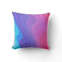 Pillow in modern abstract style