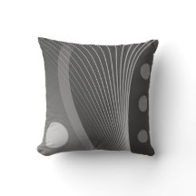 Pillow in modern abstract style