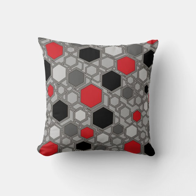 Pillow in modern geometric abstract style (Front)
