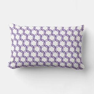 Pillow - Interlocking Purple Rings