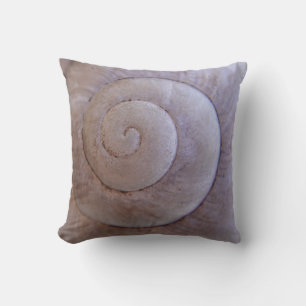 Pillow light grey snailshell