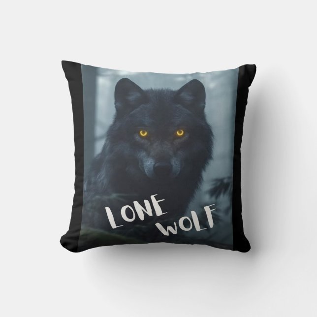 pillow (lone wolf) (Front)