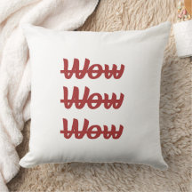 Pillow | Modern Typography Accent Cushion