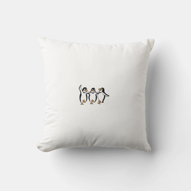 Pillow Penguins Dancing (Front)