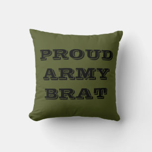 Pillow Proud Army Brat