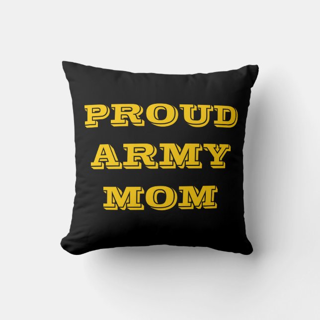 Pillow Proud Army Mum (Front)