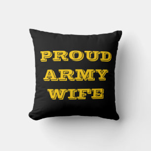 Pillow Proud Army Wife