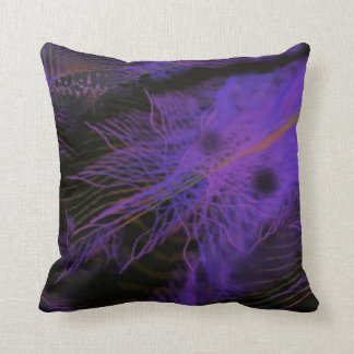 Pillow - Purple Structures - Digital Art Design