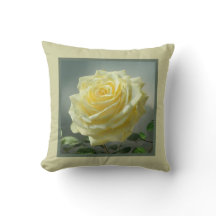 Pillow - romantic floral, rose flower, rose