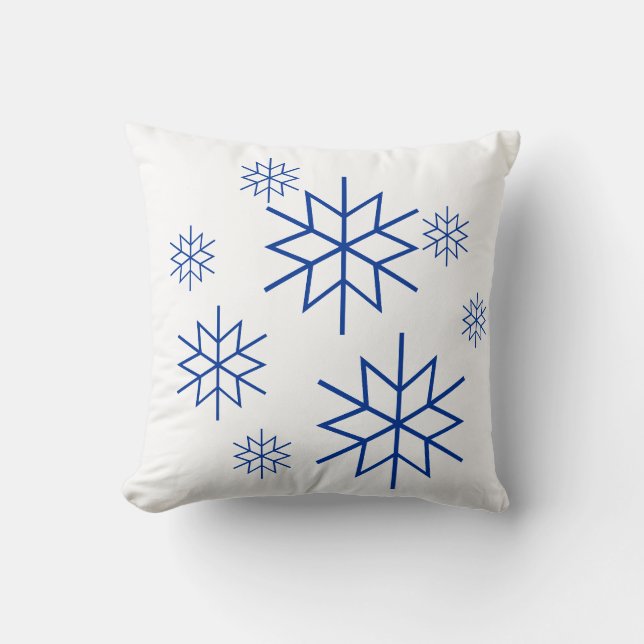 Pillow - Snowflakes (Front)