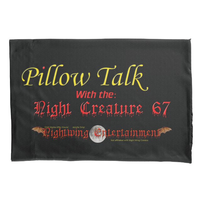 Pillow Talk Pillowcase (Front-Left)