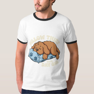Pillow Thief Pup Funny Dog Sleep Shirt for Dog Own