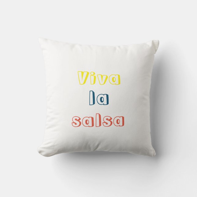 Pillow Viva la salsa (Front)