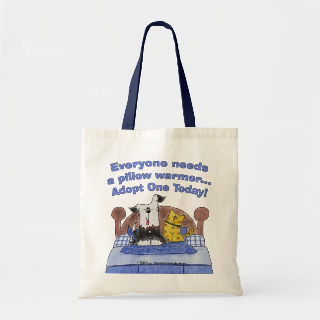Pillow Warmers Tote Bag (Front)