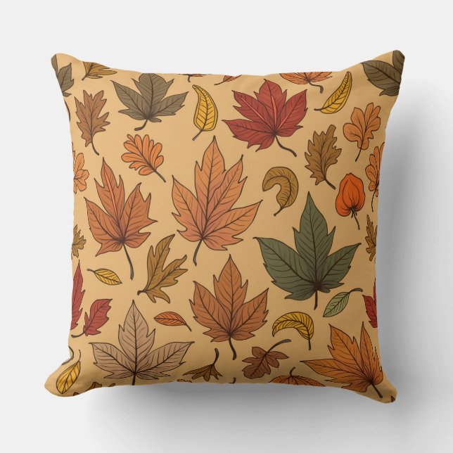 Pillow with autumn image (Front)