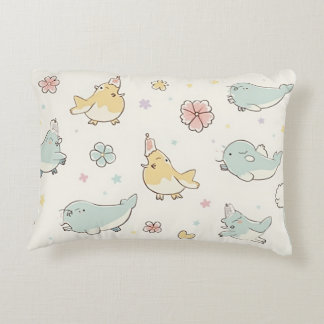 Pillow with cute animal pattern