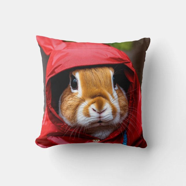 pillow with rappit  (Front)