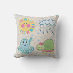 Pillow with the children's motives