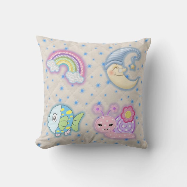 Pillow with the children's motives (Front)