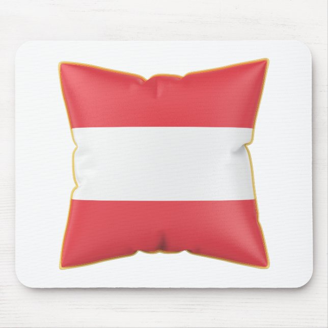 Pillow with the flag of Austria Mouse Pad (Front)