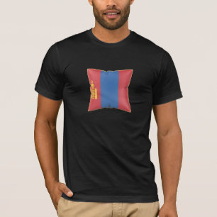 Pillow with the flag of Mongolia T-Shirt