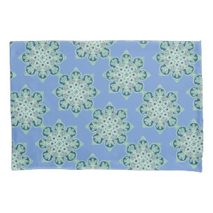  PillowCase, green Medallions Pillow Case