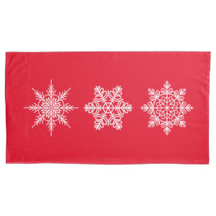 Pillowcase King Snowflakes
