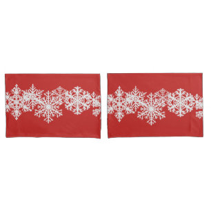 Pillowcase Set-Christmas Snowflakes