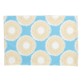 Pillowcase set in Amalfi Summer capri buttercup