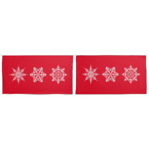 Pillowcase Set King Snowflakes