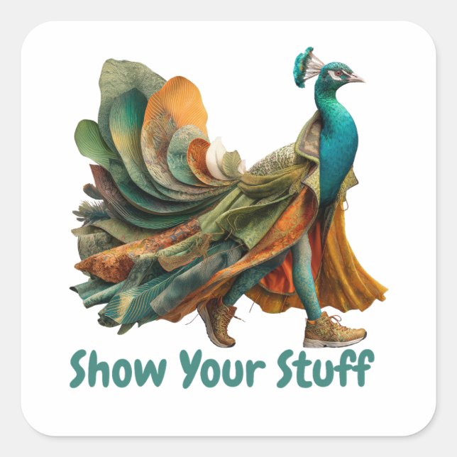 Pillowcase Square Sticker (Front)