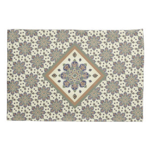  Pillowcase with intricate medallion design