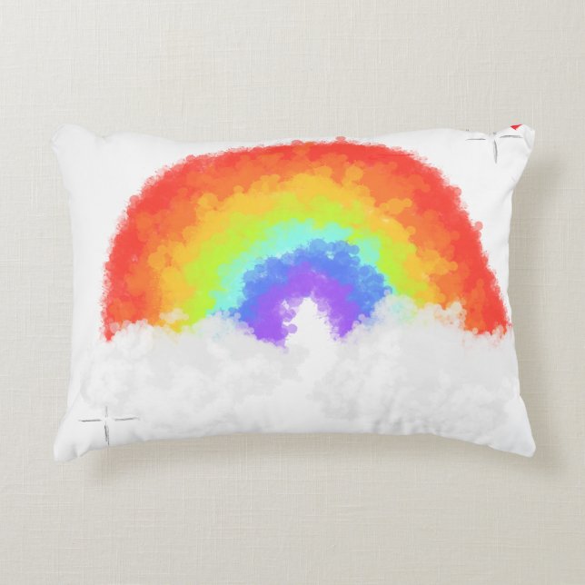 Pillows with rainbow (Front)