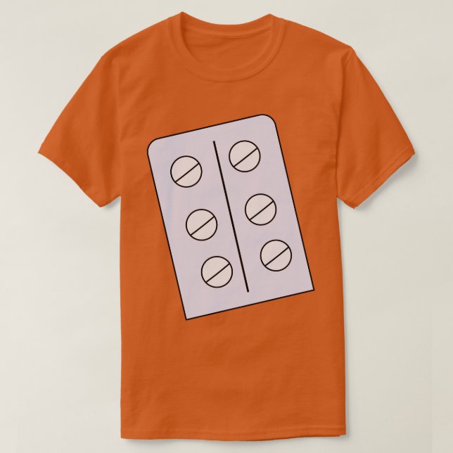 Pills blister pack T-Shirt (Design Front)
