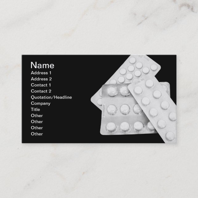 Pills Business Card (Front)