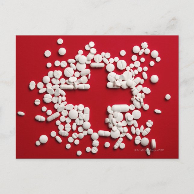 Pills Cross Postcard (Front)