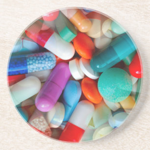 pills drugs coaster