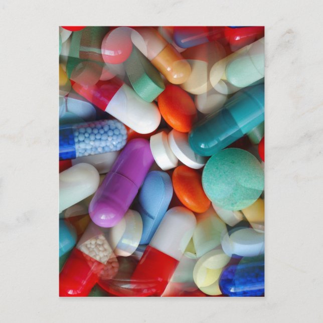 pills drugs postcard (Front)