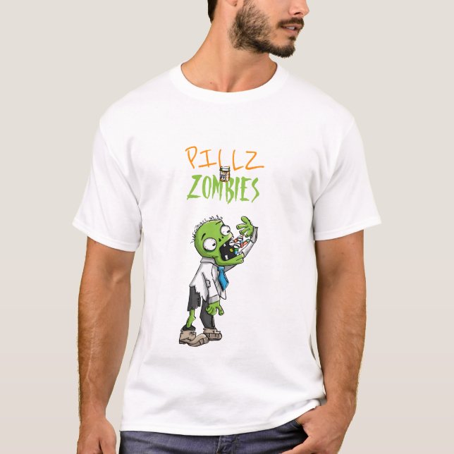 Pillz vs Zombies T-Shirt (Front)