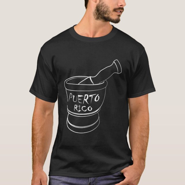 Pilon Mofongo Puerto Rico T-Shirt (Front)