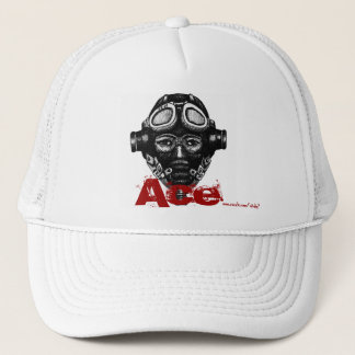 Pilot ace in helmet cool graphic art hat design