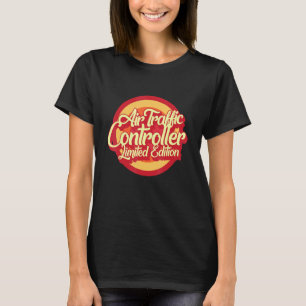 Pilot Air Traffic Controller  Retro ATC Aviation F T-Shirt