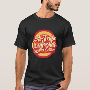 Pilot Air Traffic Controller  Retro ATC Aviation F T-Shirt
