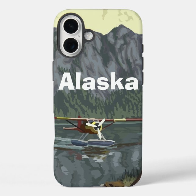 Pilot Alaska Aeroplane Case-Mate iPhone Case (Back)