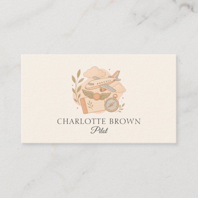 Pilot Aviation Business Card (Front)