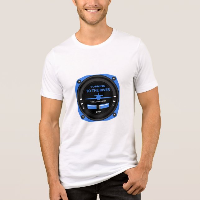Pilot Aviation Geek Tri-Blend Shirt (Front)