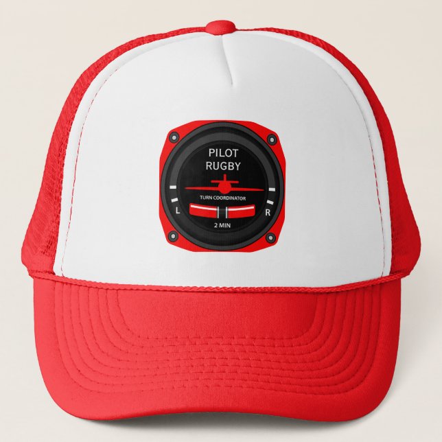 Pilot Aviation Geek Trucker Hat (Front)