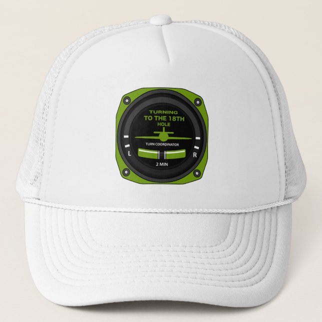 Pilot Aviation Geek Trucker Hat (Front)